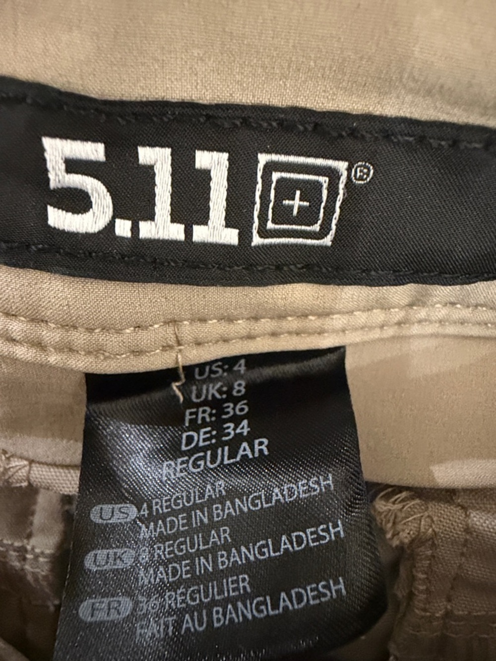 5.11 Tactical Women’s Apex Cargo Pants in Khaki/Tan size 4 NWT - Picture 7 of 10
